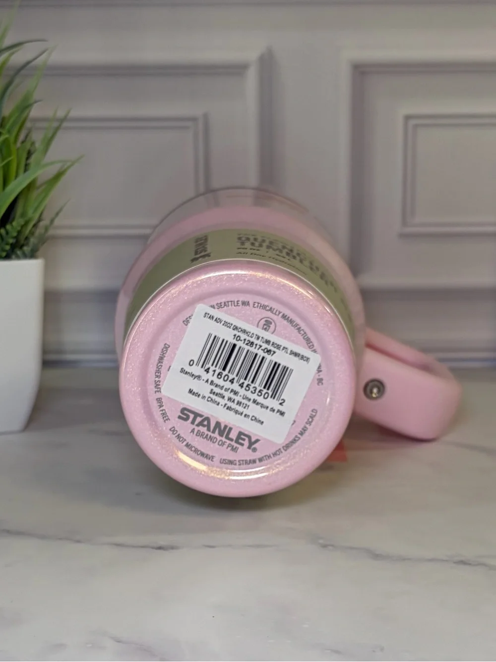 Stanley Rose Petal Shimmer 20oz Quencher BNWT